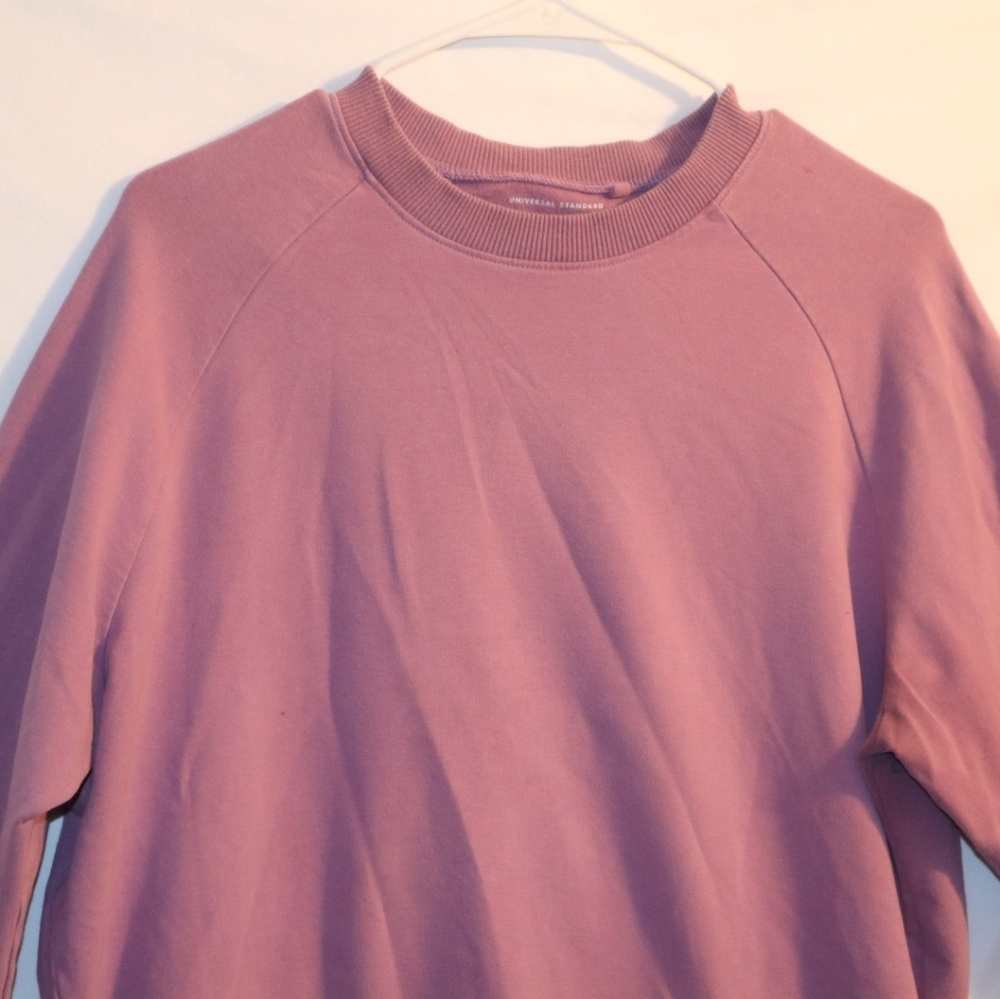Universal Standard Riley Raglan Zip Top pink - Picture 7 of 10